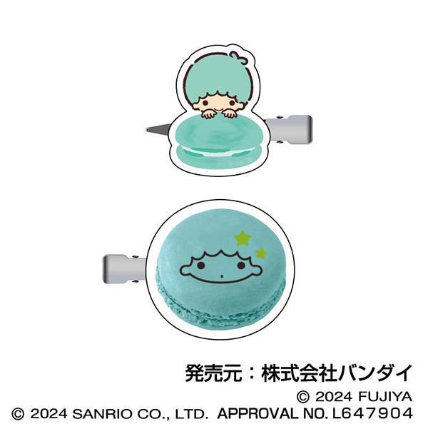 『サンリオキャラクターズ』マカロン ヘアクリップ 07 キキ(リトルツインスターズ)